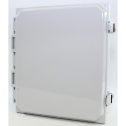 Hammond PCJ12106L IP66 Type 4X Polycarbonate Junction Box Hinged Lid Snap Latch