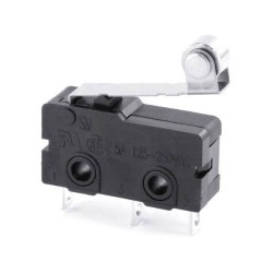 TruComponents 78-0917 Microswitch,On/(On),5A,Medium Roller,Solder Tags