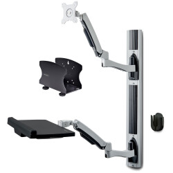 StarTech.com 2PASTSC-WALL-MOUNT Wall Mount Workstation, VESA Mount For 32" Moni