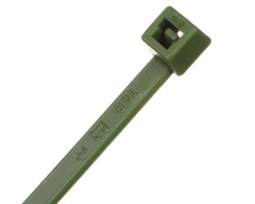 Opaska kablowa zielona 140x3,5mm 5209VE BMGR1436 /100szt./