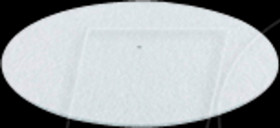 207540 Turntable mat, felt, white