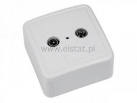 Gniazdo ab. TV ( końcowe ) na i pod tynk KL9607P