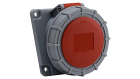 Gniazdo Siłowe Tablicowe Skośne 16A 5P /Fe/ Ip67