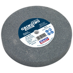 Sealey BG200/15 Grinding Stone &#xD8;200 x 25mm 16mm Bore A60p Fine