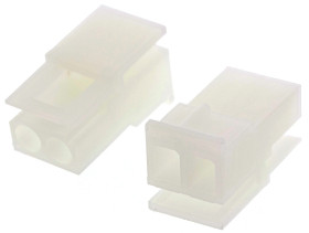 Adapter złącza 2-pinowe -rzędowe raster: 5.08mm TE Connectivity Męski Montaż na kablu Commercial MATE-N-LOK Obudowa