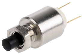Przycisk miniaturowy Chwilowy SPST średnica wycięcia 4.2mm, montaż PCB APEM