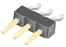 Złącze szpilkowe 3-pinowe raster: 2.54mm -rzędowe Samtec Montaż powierzchniowy Męski 7.0A 475 V AC
