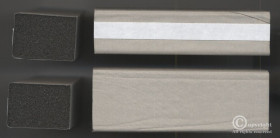 PODUSZKA EKRANUJĄCA EMI METALIZOWANA 80x28x20mm Z TAŚMĄ SAMOPRZYLEPNĄ