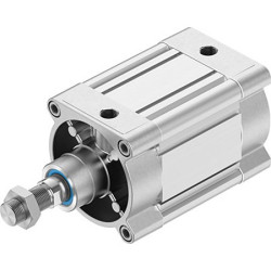 Siłownik pneumatyczny z tłoczyskiem Festo Dwustronne działanie Action DSBC 775 mm 50 mm Pneumatyczna amortyzacja