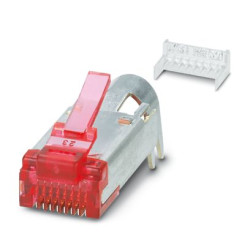 Złącze RJ45 Męski Złącze RJ45 Przewlekany Cat6 Phoenix Contact, proste 8-żyłowe