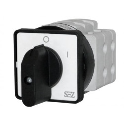 Łącznik krzywkowy 0-1 3-fazowy 40A z dźwignią oraz szyldem S40 JD 1104 A6 SEZ