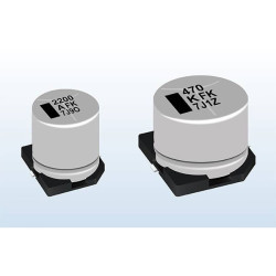 Panasonic EEEFK1E222AM Electrolytic capacitor 2200&#xB5;F 25V SMD 16mm Tape cut