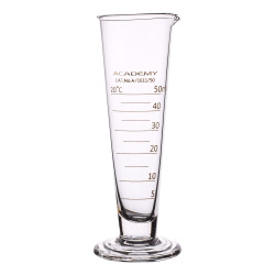 Academy Conical Measures, 50ml, Neutral Glass Pack of 6
