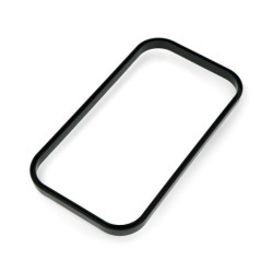 Ramka do obudowy Z127 ABS - 180x100x10mm czarna