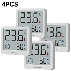 4SZT Xiaomi Duka Atuman THmini Elektroniczny Termometr i Higrometr Wysokiej Precyzji Pionowy Termometr do Pokoju Niemowlęcego Cy