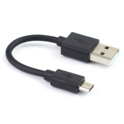 USB A to microB cable - Black