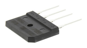 Mostek prostowniczy Jednofazowy 25A 1700V Połączenie silikonowe GBFP