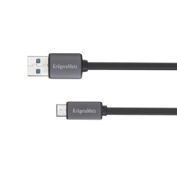 Kabel USB Wt.A-USB-C 0,5m 5G K&M USBC wtyk-wtyk Kruger&Matz
