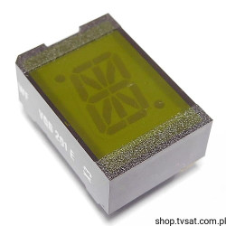 VQB201E LED GREEN ALFANUMERIC THT RFT