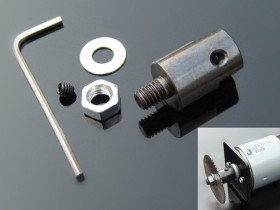 Circular Saw 3.17 mm Motor Shaft Hub - M6 Screws