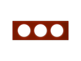 CELIANE Ramka 3 potrójna szkło karmin 069473 LEGRAND