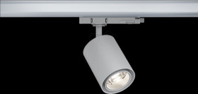96549 ProRail3 rail spotlight Kratos, 50°, 2000 lm, 18.5 W, 3000 K, si