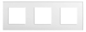 BIURO Ramka trzykrotna biała 25342