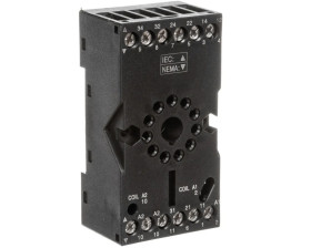 Gniazdo wtykowe do przekaźników R15 3P 12A 300V AC (można montować moduł czasowy COM3) GZP11 2613506