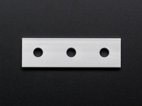 Coupling Plate - 3 Holes - 20x20 Aluminum Extrusion [Discontinued]