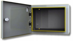 Rozdzielnica hermetyczna natynkowa skrzynka metalowa 225x300x170 płyta montażowa