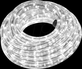 HQRL09001 LED rope light 9 m, cold white, IP44
