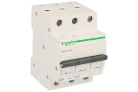 Wyłącznik nadprądowy S; modułowy; A9K01316; 16A; 230V AC; 3 tory; B; na szynę DIN; śrubowe; Schneider Electric; RoHS