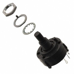 C & K Switches A10303RNZQ Rotary-Switch A Series Przełącznik obrotowy 125 V/AC, 125 V/DC 2.5 A Pozycje przełączenia 3 1