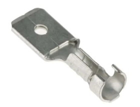 Konektor płaski Męski 6.35 x 0.8mm 1,5 → 2,5 mm², 16 → 14 AWG długość 20mm Izolacja: Nieizolowane Cyna