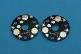 BAZA ALU 3xLED 1W EMITER 32mm BIAŁA OKR