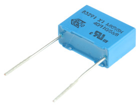 Kondensator foliowy 100nF 330V ac EPCOS Polipropylenowe rozstaw: 15mm THT ±20