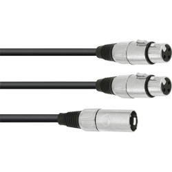 Omnitronic 30225207 Audio & Video Cable Assembly black copper 5m