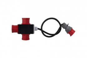 Rozdzielnica PARMA - wtyczka 16A 5p, gniazda 3x16A 5p + OW 5x2,5 - 15m