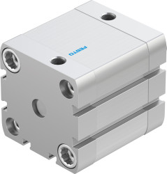 Siłownik pneumatyczny skok: 30mm Festo Ø 50mm dwustronnego działania Action 82.7mm ADN-50-30-A-P-A G 1/8