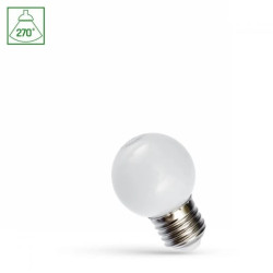Żarówka LED KULKA E-27 230V 1W BIAŁY SPECTRUM