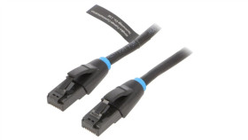 Ibkbx Patch Cord U/Utp 6 Ofc Pvc Czarny 50M Rj45 Wtyk,Z Obu Stron