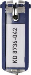 Durable Brelok na klucze 195707 Key Clip - 1957 niebieski 6 szt.