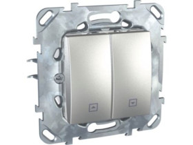 UNICA TOP Wyłącznik zwierny przycisk żaluzjowy aluminium MGU50.207.30Z SCHNEIDER ELECTRIC