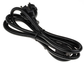 Przewód zasilania złącze A: IEC C13 złącze B: CEE 7/7 1.8m 10 A 250 V 3 x 0,75 mm² Czarny
