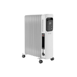 Grzejnik olejowy 2500W 11żeberek wyświetlacz LCD, pilot