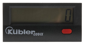 Licznik impulsów 4 → 30 V DC Resetowanie Elektryczne, ręczne Kübler LCD 8-cyfrowy Licznik