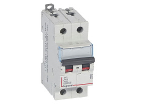 Wyłącznik nadprądowy C 2A 2P 6kA S 302 DX3 407793 LEGRAND