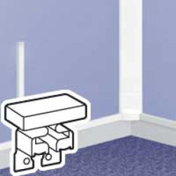 Końcówka kanału 32x 12.5mm biały DLPlus 32x12.5 031203