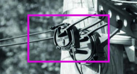 Uchwyt odciągowy z trzpieniem dla kabli dropowych Ø 4-6 mm Opakowanie 100 szt.