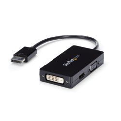 Travel A/V adapter: 3-in-1 DisplayPort t